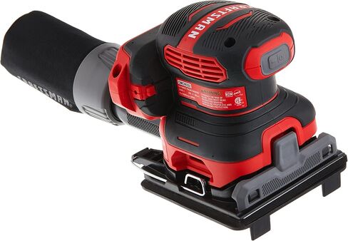 ماكينة صنفرة CRAFTSMAN V20، لاسلكية، ماكينة صنفرة 1/4 ورقة، 9,000-12,000 OPM أداة عارية فقط (CMCW222B) (متجددة) in Saudi Arabia