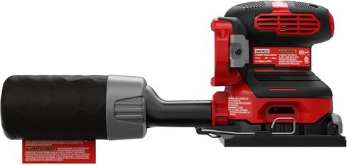 ماكينة صنفرة CRAFTSMAN V20، لاسلكية، ماكينة صنفرة 1/4 ورقة، 9,000-12,000 OPM أداة عارية فقط (CMCW222B) (متجددة) in Saudi Arabia