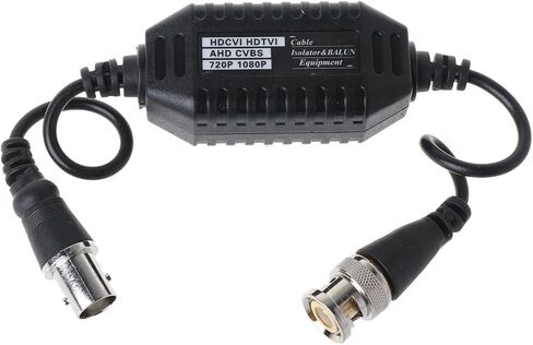 Coaxial Video Ground Loop Isolator Clear and Stable Video Signals Maintain Clear Picture Isolators CCTV Camera Accessories in Saudi Arabia