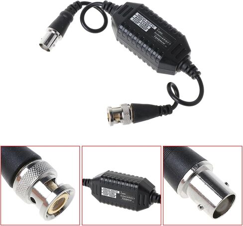 Coaxial Video Ground Loop Isolator Clear and Stable Video Signals Maintain Clear Picture Isolators CCTV Camera Accessories in Saudi Arabia