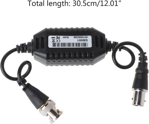 Coaxial Video Ground Loop Isolator Clear and Stable Video Signals Maintain Clear Picture Isolators CCTV Camera Accessories in Saudi Arabia