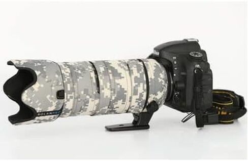 ROLANPRO غطاء للعدسات المموهة لنيكون AF-S 70-200 مللي متر f/2.8E FL ED VR معطف عدسة واقية كم غطاء المطر-#9 مقاوم للماء in Saudi Arabia