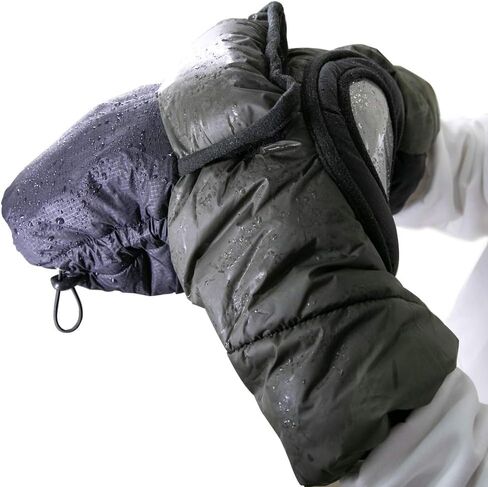 DSLR Puffy Coat Warm Cover for Cameras, Cold-Proof Snow or Sound-Proof Jacket for DSLR Cameras with 24-70mm, 24-105mm, 15-85mm,18-135mm, 55-205mm, 70-200mm Lens in Saudi Arabia