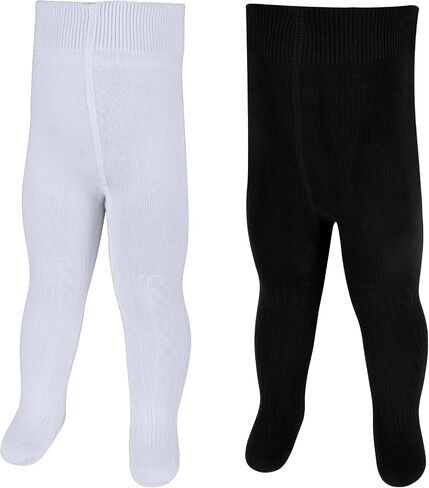 Baby Tights 0-4 Years Girls Knit Leggings Stockings Cotton Newborn Infant Toddler 1/2/3/4 Pack in Saudi Arabia