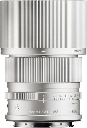مجموعة عدسات سيجما 90 مم F2.8 DG ذات الإطار الكامل ذات الفتحة اليدوية المعاصرة (فضية، حامل على شكل حرف L) مع مجموعة البرامج وبطاقة الذاكرة (3 عناصر) in Kuwait
