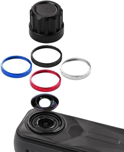 Removable Exchangeable Lens Kit for Insta360 X5 Camera HD Optics Replacement Parts,Perfectly Adapted Lens Set (2 Black) in Kuwait