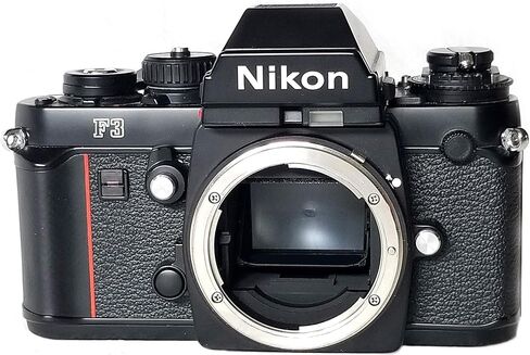 كاميرا Nikon F3 مع محدد منظر DE-2 وكاميرا SLR احترافية؛ الجسم فقط، بدون عدسة (متجدد) in Saudi Arabia