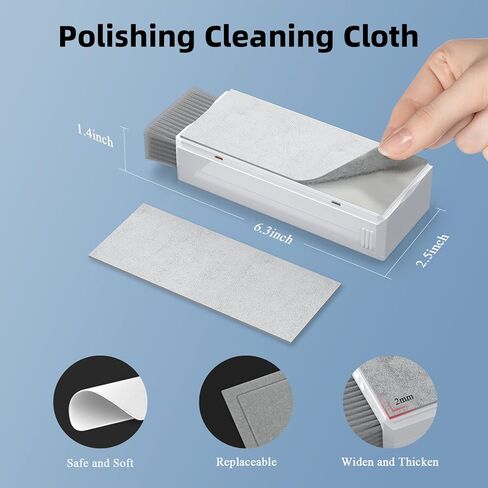 Keyboard Cleaner Laptop Cleaning Kit, All in One Keyboard Cleaning Kit with Car Screen Cleaner Spray, Retractable Detailing Brush for Phone iPhone Computer PC MacBook Airpod Camera Lens Elecitroncs in Kuwait