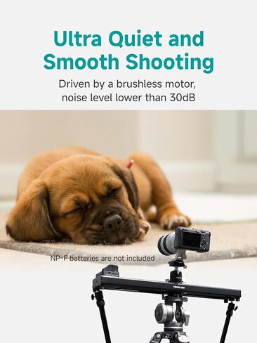 منزلق فيديو Accsoon Toprig، منزلق كاميرا بمحرك مقاس 16 بوصة/40 سم مع تحكم كامل في الزر، يدعم وضع فيديو التطبيق/الفاصل الزمني/وضع الحلقة، التحكم في السرعة، تصوير بانورامي 120 درجة للمصور in Kuwait