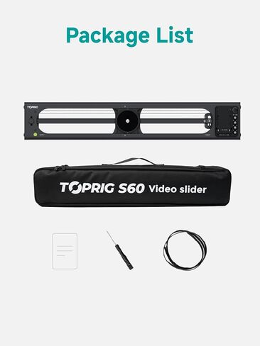 منزلق فيديو Accsoon Toprig، منزلق كاميرا بمحرك مقاس 16 بوصة/40 سم مع تحكم كامل في الزر، يدعم وضع فيديو التطبيق/الفاصل الزمني/وضع الحلقة، التحكم في السرعة، تصوير بانورامي 120 درجة للمصور in Kuwait