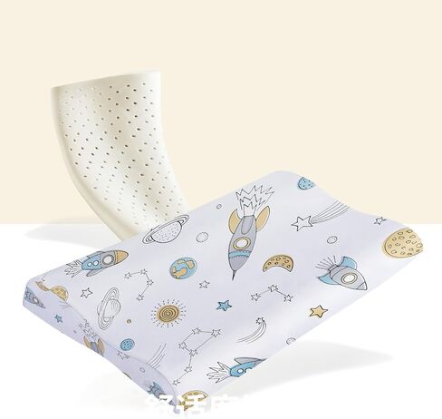 وسادة أطفال للأطفال الصغار بعمر سنتين 3 سرير للرقبة ووسائد صغيرة ووسائد للنوم وغرفة النوم وإسفنج الذاكرة الذين تتراوح أعمارهم بين 1 إلى 8 (19.6 بوصة × 11.8 بوصة × 1.5-2.3 بوصة) in Kuwait