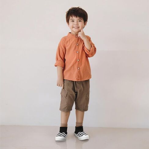 BACSAC Baby Boy Girl Socks Shoes Toddler Elastic Breathable Slippers Kid Walking Sneakers with High Top Knitted Checkered Upper Anti Collision Non-Slip Design for Indoor Outdoor in Kuwait