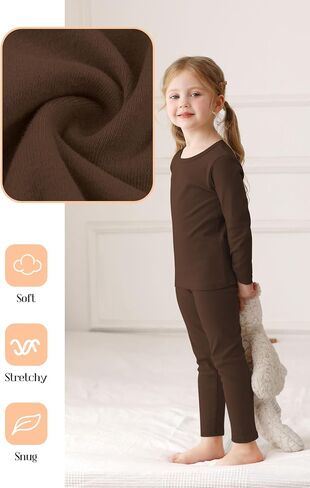 Resinta Baby Toddler Boys Girls Cotton Long Sleeve Shirt and Legging Set Kids Ribbed Basic Pant 2-Piece for Daily Life in Saudi Arabia
