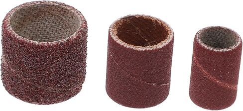 132Pcs Sanding Sleeve Set with Drum Mandrels for Electric Spindle Sander Sanding Bands for Woodworking Efficient Grinding Accessories for Rotary Tools in Saudi Arabia