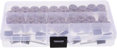 132Pcs Sanding Drum Set with Mandrels and Sleeves Easy Replacement for Efficient Woodworking Compatible with Electric Spindle Sanders for Fine Detailing and Smooth in Saudi Arabia