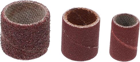 132Pcs Sanding Drum Set with Mandrels and Sleeves Easy Replacement for Efficient Woodworking Compatible with Electric Spindle Sanders for Fine Detailing and Smooth in Saudi Arabia