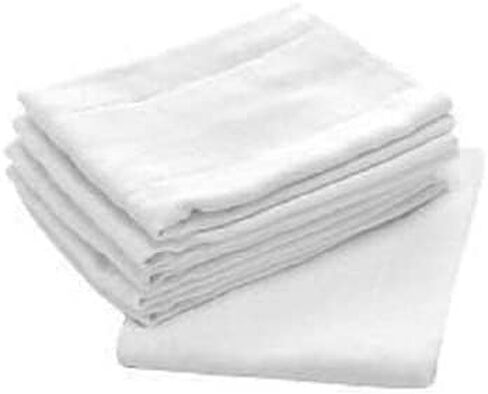 Premium 100% Cotton Cloth Diapers for Baby, 3 Pack Reusable, Machine Wash, Multipurpose Flat Fold Unisex Cloth Diaper in Saudi Arabia