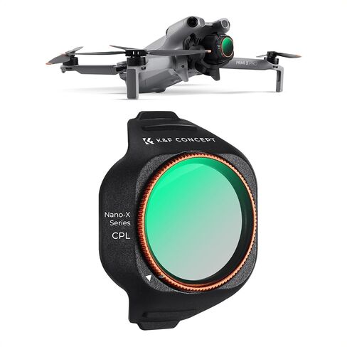 K&F CONCEPT Circular Polarizers CPL Filter Compatible with DJI Mini 5 Pro, Drone CPL Anti-Glare Filter with 28 Multi-Coated HD Optical Glass in Saudi Arabia