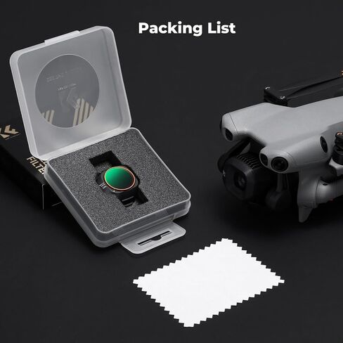 K&F CONCEPT Circular Polarizers CPL Filter Compatible with DJI Mini 5 Pro, Drone CPL Anti-Glare Filter with 28 Multi-Coated HD Optical Glass in Saudi Arabia