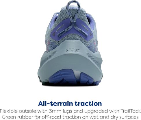 Brooks Women's Ghost Trail, Versatile Off-Road Running Shoe for Rugged Terrain in Saudi Arabia