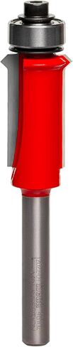Freud 48-102: 5/8" (Dia.) Flush Trim “V" Groove Bit with 1/4" Shank, Perma-shield Coating Red in Saudi Arabia
