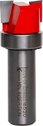 Freud Mortising Bit with Perma-Shield Coating for Ultra-Clean Hinge Mortises or Perfect Grooves and Dadoes - 2 Cutters, 24000 RPM, 3/8" Height, 3/4" Dia., 1/2" Shank - 16-520 in Saudi Arabia