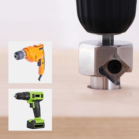 Workbench Dog Hole Chamfer Reamer Tool for 20mm Holes, T10 Alloy Blade 9mm Hex Shank Dog Holes Polished Finish Tool for Standard Electric Drills Woodworking in Saudi Arabia
