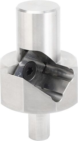 Workbench Dog Hole Chamfer Reamer Tool for 20mm Holes, T10 Alloy Blade 9mm Hex Shank Dog Holes Polished Finish Tool for Standard Electric Drills Woodworking in Saudi Arabia