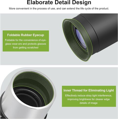 Alstar 1.25 inch 90 Degree Diagonal Mirror - Bundle with - 1.25 Inch 25mm Plossl Telescope Eyepiece in Saudi Arabia
