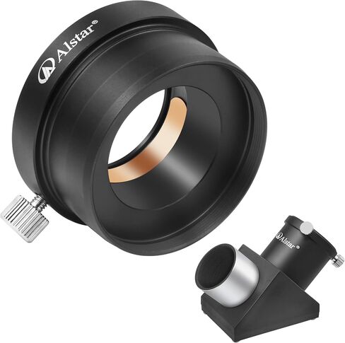 Alstar 1.25 inch 90 Degree Diagonal Mirror - Bundle with - 2 inch to 1.25 inch Telescope Eyepiece Adapter in Saudi Arabia