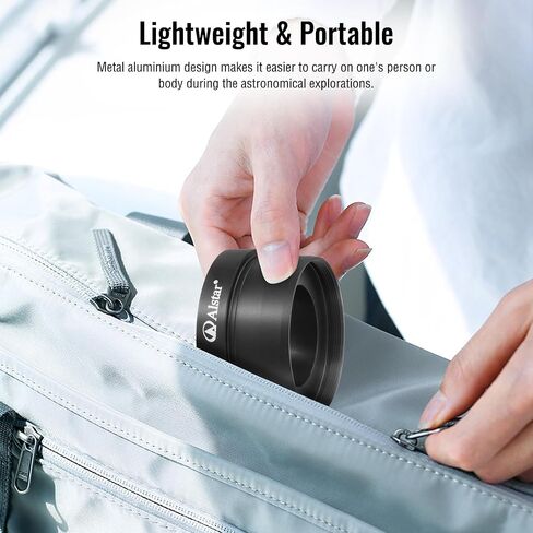 Alstar 1.25 inch 90 Degree Diagonal Mirror - Bundle with - 2 inch to 1.25 inch Telescope Eyepiece Adapter in Saudi Arabia