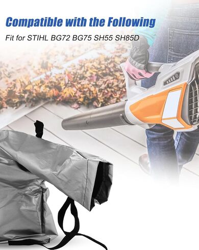 حقيبة غبار منفاخ مناسبة لـ STIHL BG72 BG75 SH55 SH85D BG85 BG65 BG55 BG65D، حقيبة الماسك مع حزام كتف 1.5 متر in Saudi Arabia