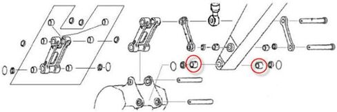 Replacement for fits 4196105 Bushing Dipper at bucket Fits HITACHI EX150, EX160 in Saudi Arabia