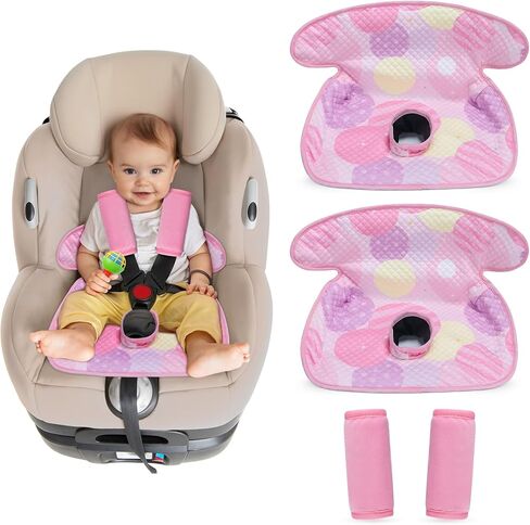 واقي مقعد السيارة من كولبيبي للتدريب على استخدام المرحاض، طقم من قطعتين من بطانة مقعد السيارة الجافة المقاومة للماء للتدريب على المرحاض وأغطية الأشرطة للأطفال الرضع والأطفال الصغار، وسادة غطاء لعربات الأطفال، مقعد السيارة (أسود) in Kuwait