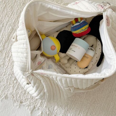 Diaper bag Tote,Large Hospital Bag for Mommy,Bear Baby Stroller Storage Bag in Saudi Arabia