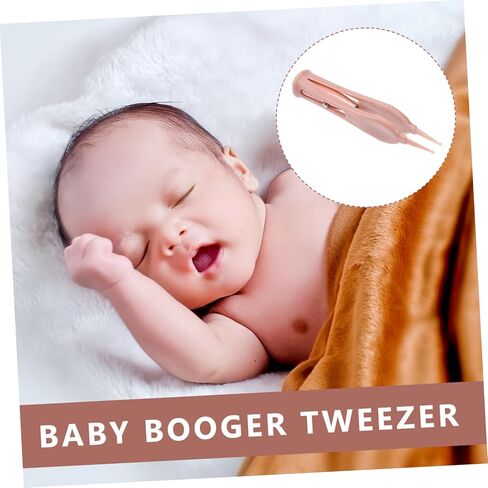 ملقط الأنف مع مقبض انزلاقي بإضاءة LED لتنظيف الأنف والأذن والسرة والعين من الفولاذ المقاوم للصدأ والسيليكون الوردي الآمن in Kuwait