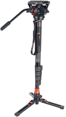 DK327Q5S Professional Camera Monopod Hydraulic Oil Head with Tripod Bracket in Saudi Arabia