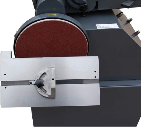 ماكينة صنفرة بحزام مقاعد البدلاء من KAKA INDUSTRIAL، حزام 5 × 48 بوصة وماكينة صنفرة قرصية مقاس 9 بوصة مع قطعتين من ورق الصنفرة بقاعدة فولاذية وطاولة عمل من الألومنيوم BTM-250 in Saudi Arabia