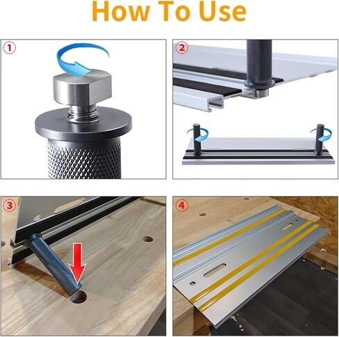 TLGH Guide Rail Stop 19mm/20mm Clamp Aluminium Alloy Track Saw Connector in Saudi Arabia
