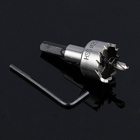 CHICIRIS Drill, Hole Saw Drill Bit, Stainless Steel Drill Bit Metal Heavy Duty Hole Saw Cutter tool 25mm in Saudi Arabia
