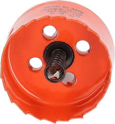 Hole Saw Drill Bit Sharply Teeth High Speed Steel Hole Cutter Easy Chip Removal Precise Cutting for Wood Metal Plastic PVC Board 32mm Depth (2-5/32"(55mm)) in Saudi Arabia