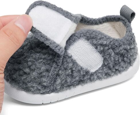 Baby Fuzzy Warm Cozy Cotton Winter Slippers for Boys Girls in Saudi Arabia