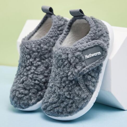 Baby Fuzzy Warm Cozy Cotton Winter Slippers for Boys Girls in Saudi Arabia