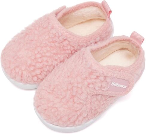 Baby Fuzzy Warm Cozy Cotton Winter Slippers for Boys Girls in Saudi Arabia