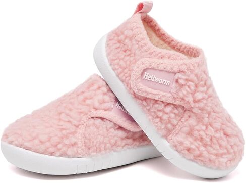 Baby Fuzzy Warm Cozy Cotton Winter Slippers for Boys Girls in Saudi Arabia