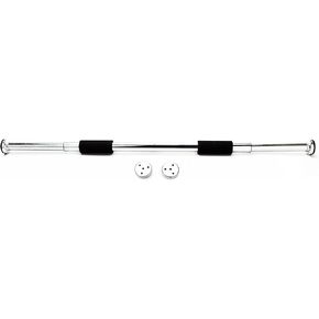 Mind Reader Chin Up/Pull Up Bar, Doorway Trainer Bar, Heavy-Duty Workout Bar for Home Gym, Easy Extender Door Installation, Black