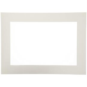 Stu-Art Budget Ready Mats with No Back, 12 x 18 Inch Window, White, Pack of 50 in Kuwait