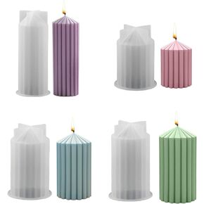 Candle Holder Making Molds Set of 5,Round Candlestick Silicone Molds for Epoxy Resin Casting,DIY Candlestick Clay Craft Candle Holder Resin Molds for Party Dinner Table Centerpiece Home Decoration