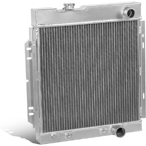 DNA Motoring RA-FM64-3 Aluminum Racing Radiator,Metallic