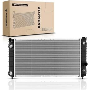 A-Premium Engine Coolant Radiator Assembly with Oil Cooler Compatible with Chevy Blazer, S10 & GMC Jimmy, Sonoma & Isuzu Hombre & Oldsmobile Bravada, 4.3L V6 Engine, Automatic Trans., Replace# 1826